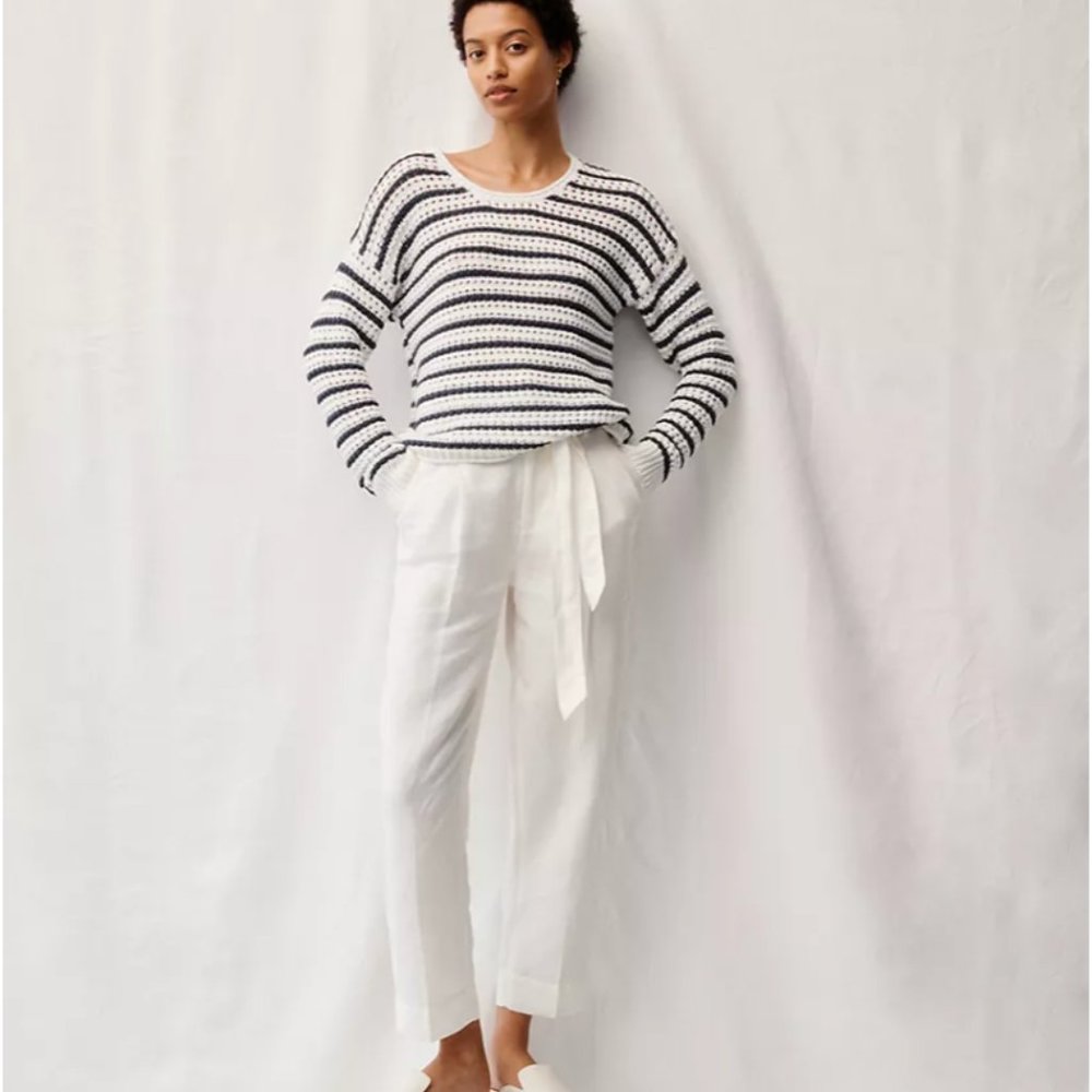 NWT | Madewell | Linen Blend Ivory Pants